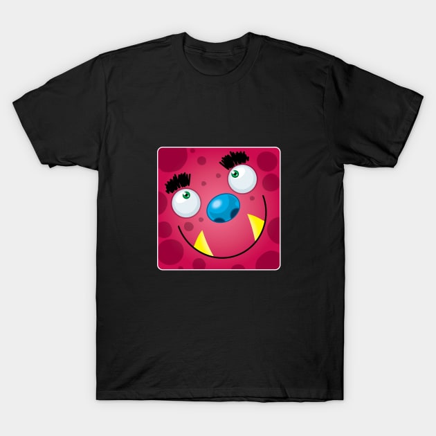 Magenta Monster T-Shirt by eyeopening